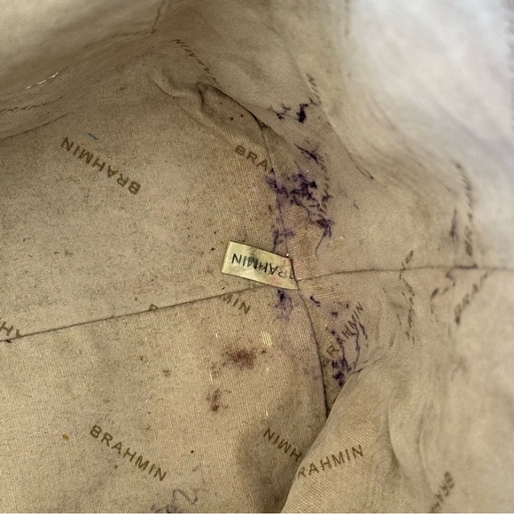 Brahmin Melbourne Collection All Day Large Leather Tote, Embossed Croc Black - Picture 13 of 14